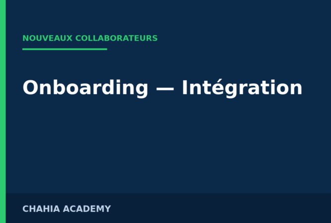 Couverture — Onboarding — Intégration